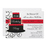 80th Birthday Party Invitations