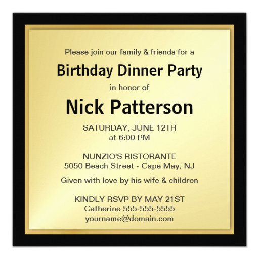 80th Birthday Party Invitations - Photo Optional