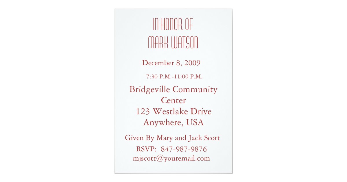 80th Birthday Party Personalized Invitation | Zazzle