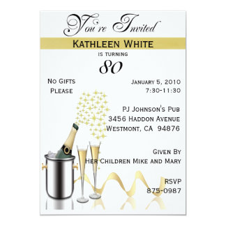 Turning 80 Invitations & Announcements | Zazzle