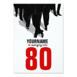 80th Birthday Party Swingers Rat Pack Invite
