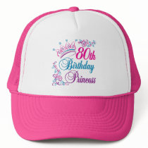 80th Birthday Princess hats by BirthdayObsessions 80th Birthday Princess hats