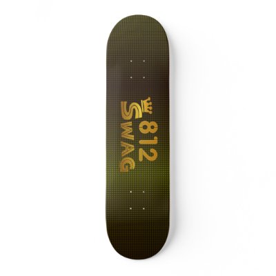 812 Area Code Swag Custom Skateboard by indiana_gift