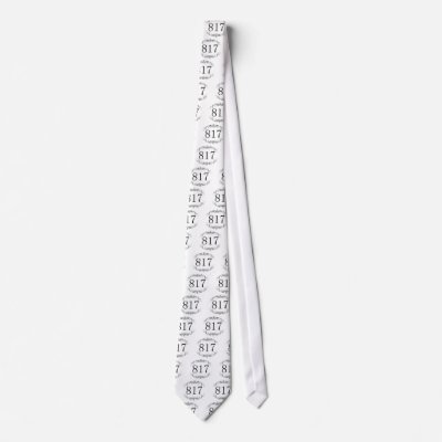 817 Area Code Neckties by AreaCodes