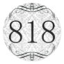 818 Area Code Sticker