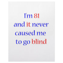 81 never gone blind letterhead