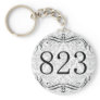 823 Area Code Key Chains