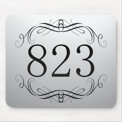823 Area Code Mousepad by AreaCodes