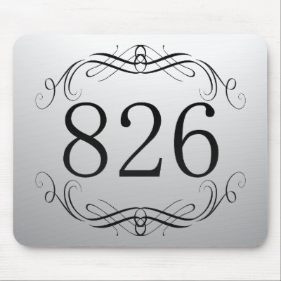 826 Area Code Mouse Pads by