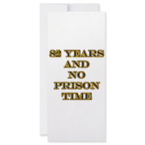 82 No prison time rack cards