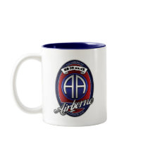 82nd Airborne Beer Label Mug