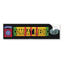 82nd Airborne Div. Vietnam COMBAT MEDIC Sticker