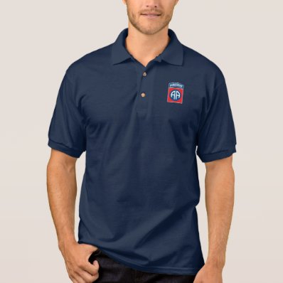 82nd Airborne Division Dark Polo shirt