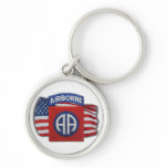 82nd airborne division patch veterans vet Keychain