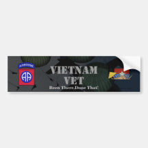 82nd airborne division vietnam war bumper sticker