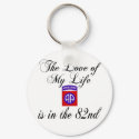 82nd Airborne Keychain