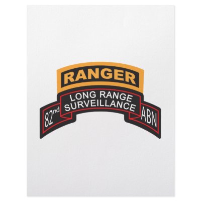 82nd Airborne LRS Scroll, Ranger Tab Customized Letterhead by combatcustomize