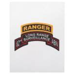 82nd Airborne LRS Scroll, Ranger Tab Customized Letterhead