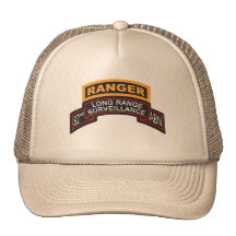 82nd Airborne LRS Scroll, Ranger Tab Trucker Hat