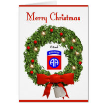 82nd Airborne Military Christmas Card