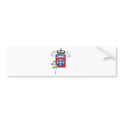82nd Airborne, Paratroopers, Senior Jump Wings Bumper Stickers by trophyhouse