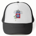 82nd Airborne, Paratroopers, Senior Jump Wings hats