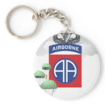 82nd Airborne, Paratroopers, Senior Jump Wings Keychains