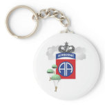 82nd Airborne, Paratroopers, Senior Jump Wings Key Chain