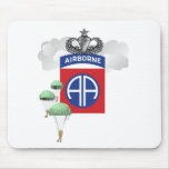 82nd Airborne, Paratroopers, Senior Jump Wings Mouse Pad