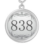 838 Area Code Pendant