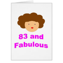 83 and Fabulous! Card