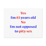 83 Pity Sex Post Card
