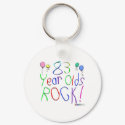 83 Year Olds Rock! Keychain by TShirtDotCom 83 Year Olds Rock! Keychain