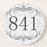841 Area Code Beverage Coasters