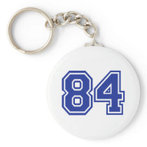 84 - number keychains