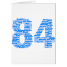 84 Reasons Never To Forget Card