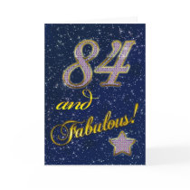 84th birthday for someone Fabulous Card