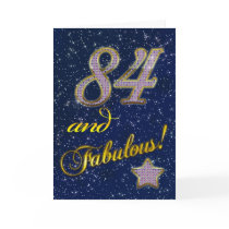 84th Birthday party Invitation Card