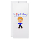 85 Don't understand women Rack Card Design