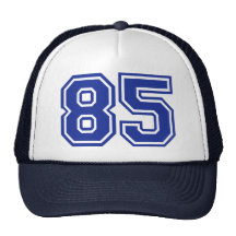 85 - number mesh hat