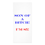 85 Son of a bitch Rack Card Design