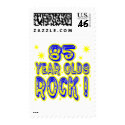 85 Year Olds Rock ! (blue) postage
