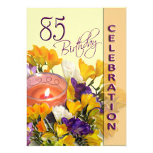 85o Invitación del fiesta de la celebración del cu