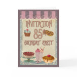 85th Birthday Party - Cakes, Cookies, Ice Cream Cards
