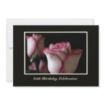 85th Birthday Party Invitation -- Roses