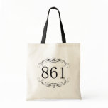 861 Area Code Canvas Bags