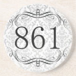 861 Area Code Beverage Coasters