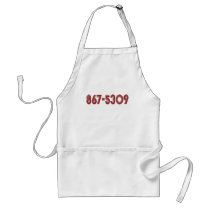 867-5309 aprons by worldsfair 867-5309 aprons