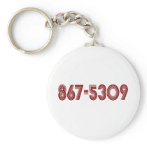 867-5309 KEYCHAIN
