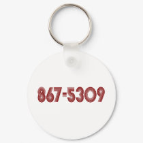 867-5309 keychains by worldsfair 867-5309 keychains